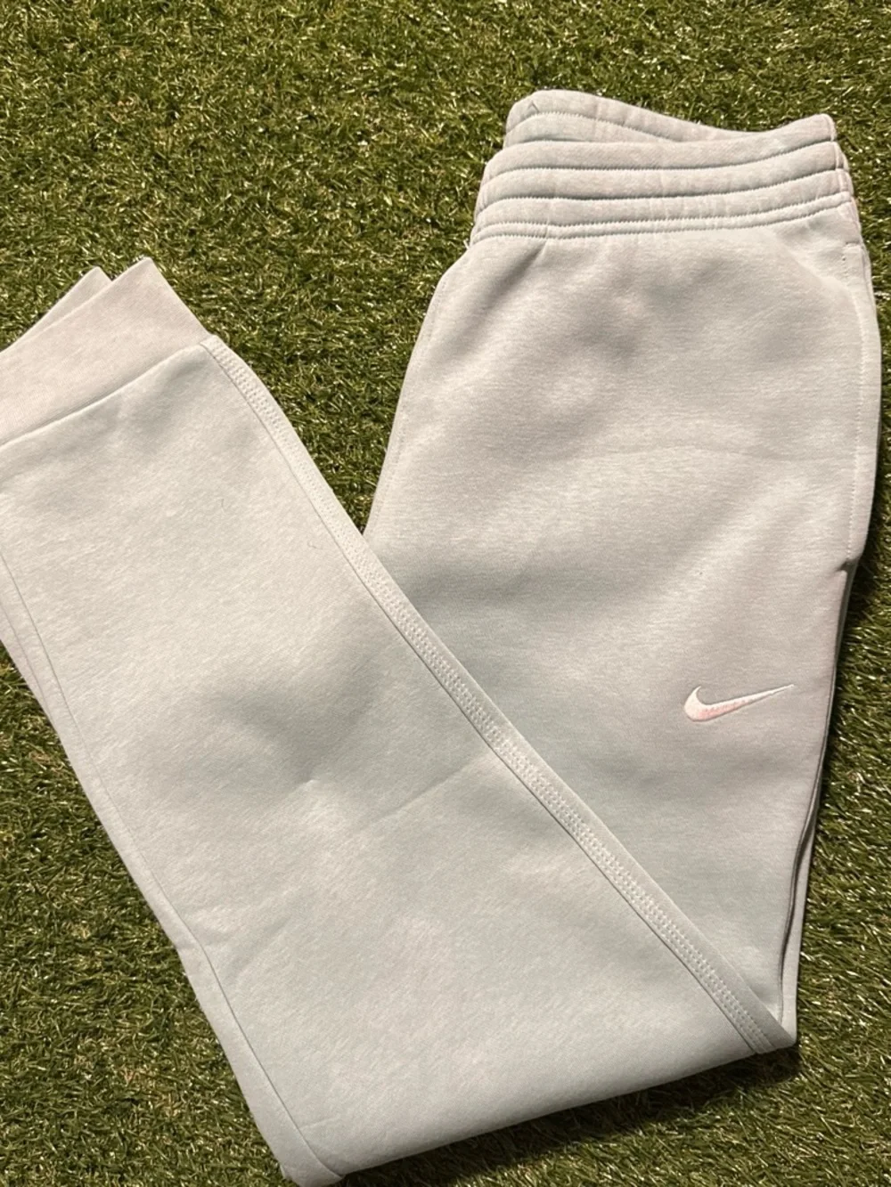 Nike Men’s Dusty Teal Sweatpants with Swoosh Accent